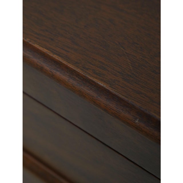 Brown Madison Square Mahogany Inlaid Silver Lidded Box For Sale - Image 8 of 16