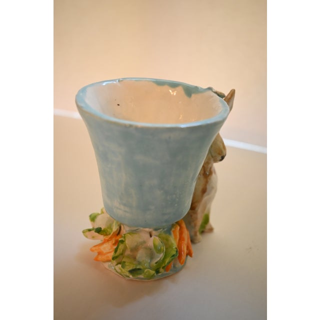 2010s Dana Gibson Rabbit Cachepot or Vase For Sale - Image 5 of 7
