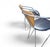 1980s Italian Postmodern Chrome, Bentwood and Black Leather Dining Chairs from Effezeta, 1980s, Set of 4 For Sale - Image 5 of 18