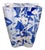 Stories of Italy Nougat Blue Bucket Vase For Sale