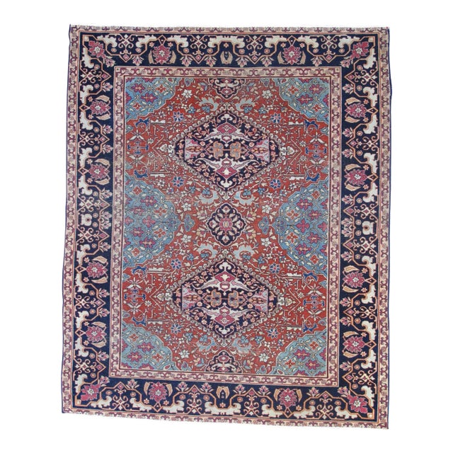 Antique Farahan Rug 4'10'' x 5'11'' For Sale