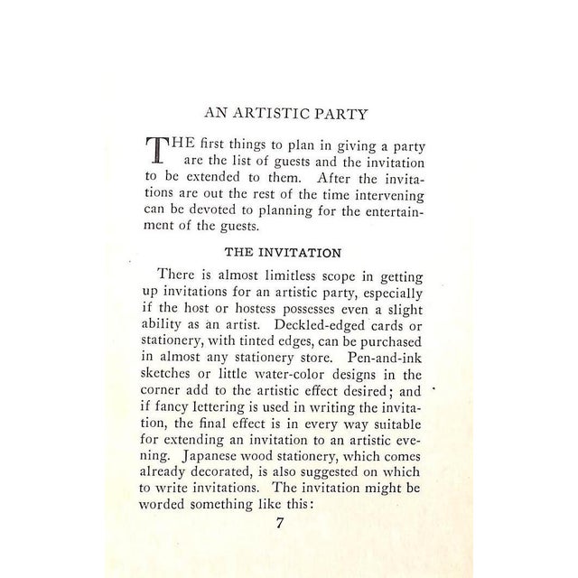 1920s "A Book of Original Parties" 1926 Owen, Ethel For Sale - Image 5 of 8