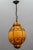 Venetian Style Pâte de Verre Glass Metal Caged Lantern Pendant Light For Sale - Image 14 of 18