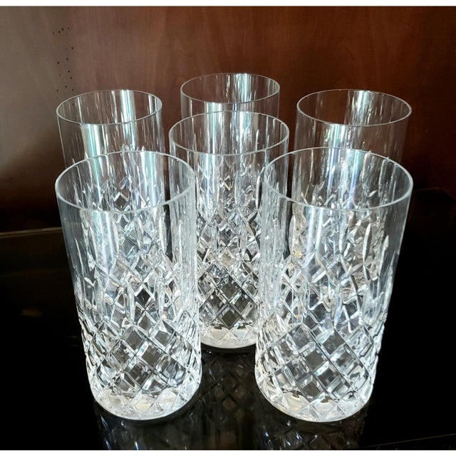 Transparent Vintage Mikasa Crystal Cocktail Glasses - Set of 6 For Sale - Image 8 of 11