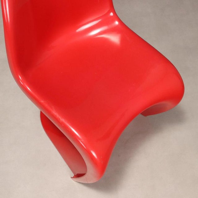 Plastic Panton Chairs by Verner Panton for Vitra, Set of 2 For Sale - Image 7 of 10