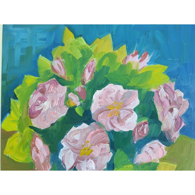 1950s Expressionist Mid Century Still Life Oil Painting by Swedish Artist Waldemar Berg For Sale - Image 5 of 18