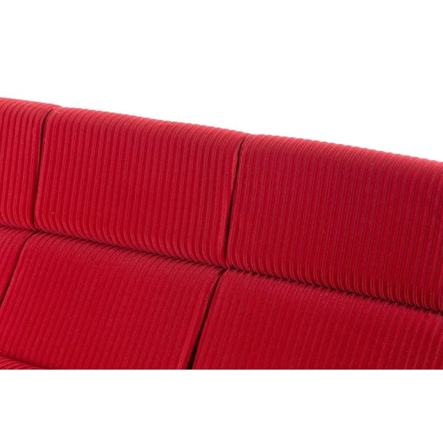 Red Living Room Set from Jitona, 1970, Set of 3 For Sale - Image 8 of 11