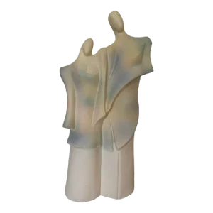 Post Modern 1980’s “Side by Side” Contemporary Figural Sculpture