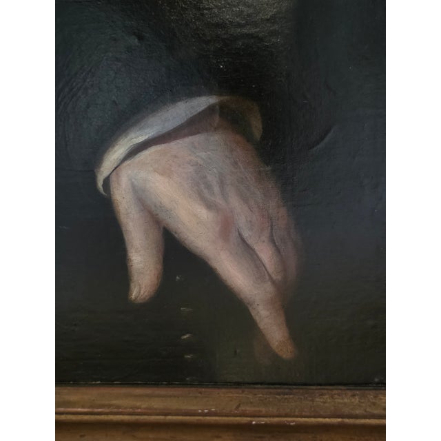 19th Century Portraits - a Pair For Sale - Image 4 of 12