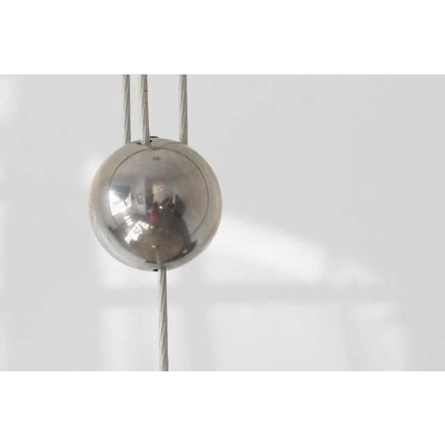 Silver Pendant Lamp from Florian Schulz For Sale - Image 5 of 6