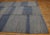 Blue Ground Color Contemporary Handwoven Wool Shaker Style FlatWeave With Stripe Desing Rug For Sale In New York - Image 6 of 7
