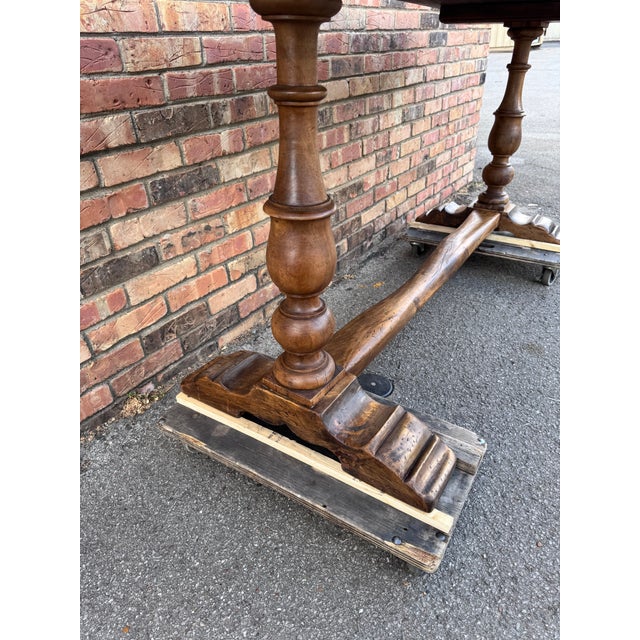 19th Century French Refectory Console/ Dining Table For Sale In Nashville - Image 6 of 13