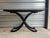 Modern Modern Black X-Base Dining Table For Sale - Image 3 of 5