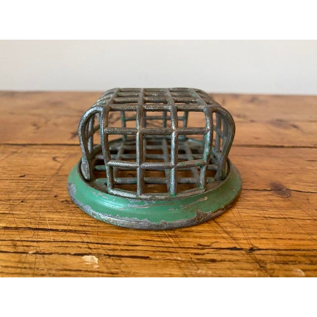 Metal Vintage Flower Frogs- Set of 2 For Sale - Image 7 of 8