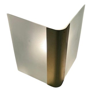 Vintage Postmodern Wall Sconce with Brass Centre from Metalarte, Spain, 1990s For Sale