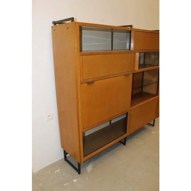Bookcase with Secretaire by Georges Frydman for EFA, Circa 1960 For Sale - Image 15 of 16
