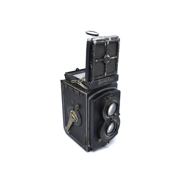 1930's Pre-War Rolleiflex Franke & Heidecke Braunschweig Original Standard Model 620 Tlr Camera For Sale - Image 4 of 10