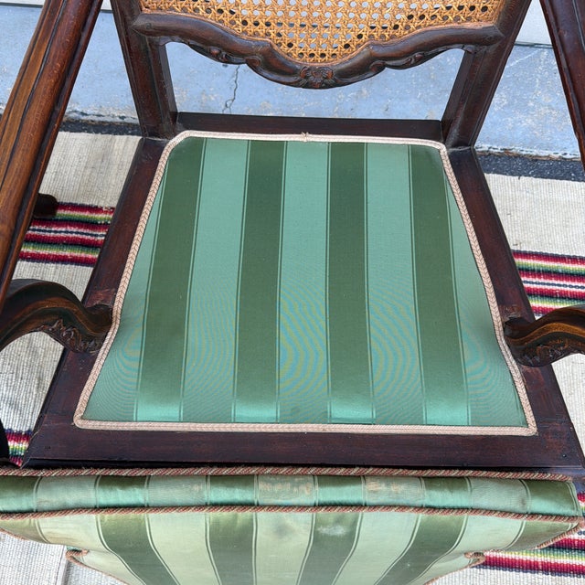 Antique Pair of Flemish Heavily Carved Ebonized Armchairs, Circa Mid-19th Century For Sale - Image 12 of 12