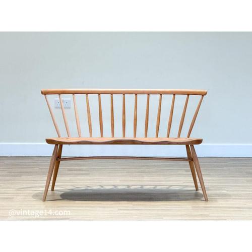 Love-Seat Bench from Ercol, 1960s For Sale - Image 12 of 12