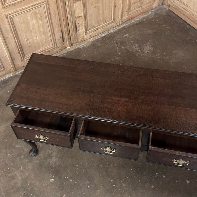 18th Century English Georgian Period Solid Oak Dresser For Sale - Image 16 of 18