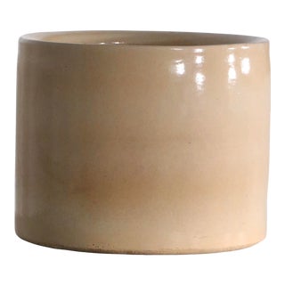 Architectural Mid Century Ceramic Flower Pot Att. To Gainey C 1960/1970's For Sale
