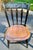 Mid 20th Century Hitchcock Ebonized Arrow Back Windsor Style Side Chairs Mid 20th Century For Sale - Image 5 of 12