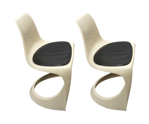 Model 290 Chairs by Steen Ostergaard for Cado, 1970, Set of 2