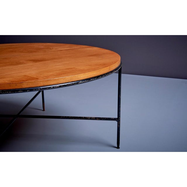 Wood Model 1580 Planner Group Coffee Table in Iron and Maple by Paul McCobb for Winchendon, 1950s For Sale - Image 7 of 9