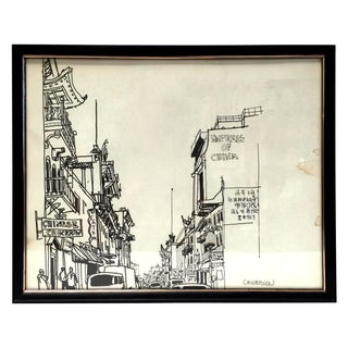 San Francisco Sketch - Chinatown For Sale