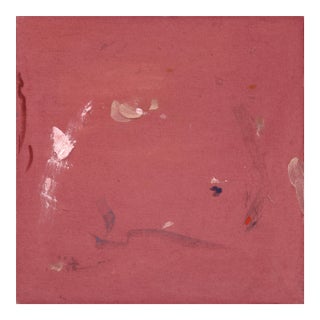 I Prefer the Lights Off - Abstract Dusty Rose Tone Textural Painting on Canvas Original Artwork by Taylour Martin For Sale