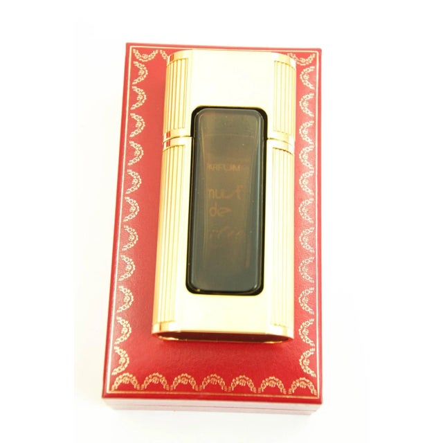 Cartier Must De Cartier Paris Collectible Panthere De Cartier Perfume Bottle in Original Box Art Deco For Sale - Image 4 of 7