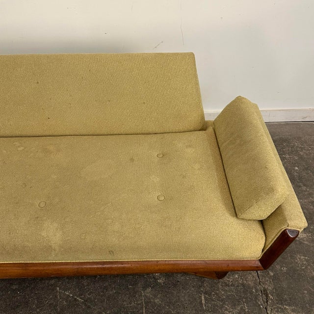 Mid 20th Century Mid 20th Century Adrian Pearsall Gondola Sofa With Walnut Frame For Sale - Image 5 of 12