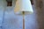 Metal Mid-Century Leather Brass Floor Lamp from Atelje Lyktan, Sweden, 1960s For Sale - Image 7 of 18