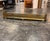 Antique English Reticulated Brass Fireplace Fender For Sale - Image 4 of 11