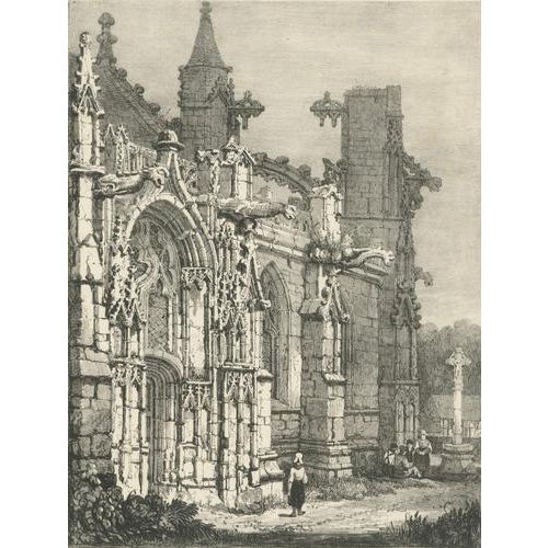 Samuel Prout, Gothic Church Architecture, Arques, France, 1821, Lithograph For Sale - Image 6 of 11