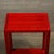 Red Mid-Century Side Table in Smoked Ruby Cobra With Brass Castors by Karl Springer For Sale - Image 8 of 15