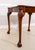 Chippendale Style Burl Walnut Flip Top Inlaid Game Table For Sale - Image 11 of 15