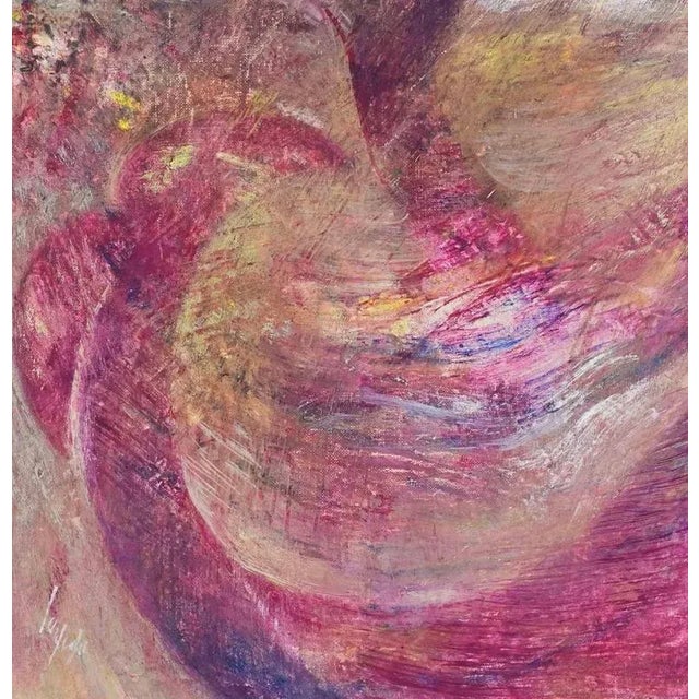 Oil on canvas realized by Sebastiano Sanguigni (1931-2012). Hand signed lower left. Very good condition. This piece is...