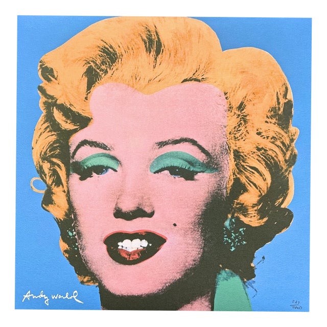 After Andy Warhol, Marilyn Monroe Light Blue, 1980s, Print For Sale