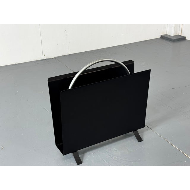 Bauhaus Dutch Bauhaus Magazine Rack from Gispen, 1980s For Sale - Image 3 of 9