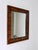 Wood Antique Biedermeier Square Walnut Wall Mirror, Vienna, 1850s For Sale - Image 7 of 18