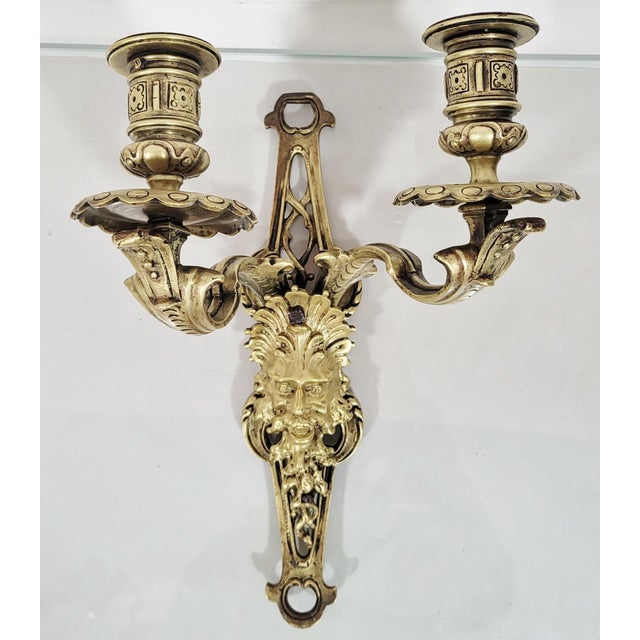 Fresh from a New York City estate, we have a great pleasure to offer you this gorgeous PAIR of Antique French Bronze...