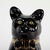 Black Midcentury French Glazed Ceramic Black Cat For Sale - Image 8 of 11