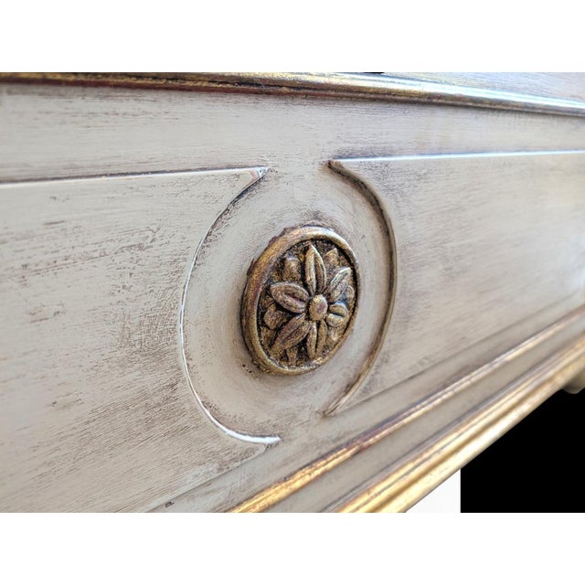 Hand-Decorated Walnut Chest, 1970s For Sale - Image 6 of 8