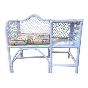 Vintage Telphone Bench in Pindler Fabric