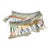 Early 20th Century Zulu Beaded Skirt Shangaan Style South Africa MATTER COLLECTION For Sale