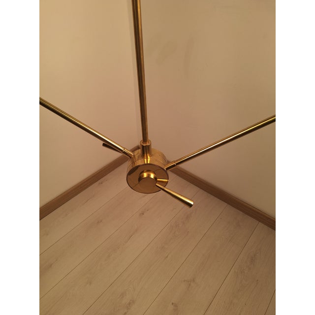 1990s Snodone Chandelier with Double Cone White Handle from Fedele Papagni, 1990s For Sale - Image 5 of 9