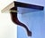 Queen Anne 1980s Bombay Mahogany Queen Anne Shelf For Sale - Image 3 of 7
