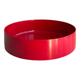 Mid-Century Kristian Vedel for Torben Ørksov Danish Red Melamine Bowl For Sale