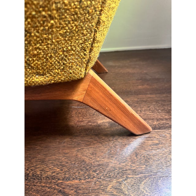 Green 1960s Attributed to Adrian Pearsall for Craft Associates 2056-C Highback Lounge Chair For Sale - Image 8 of 8